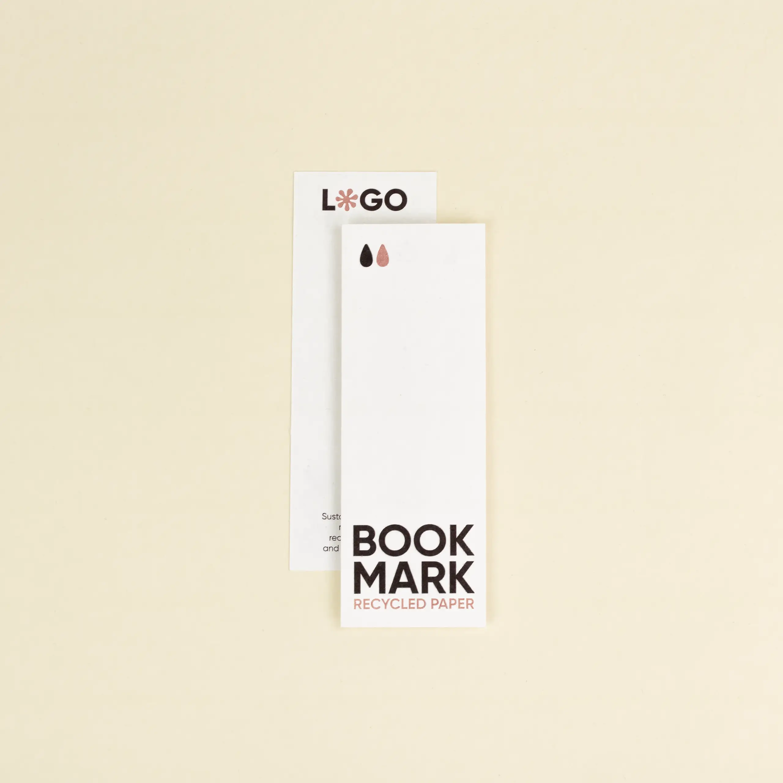 RECYCLED PAPER: Bookmark, 14,5×5,2 cm.