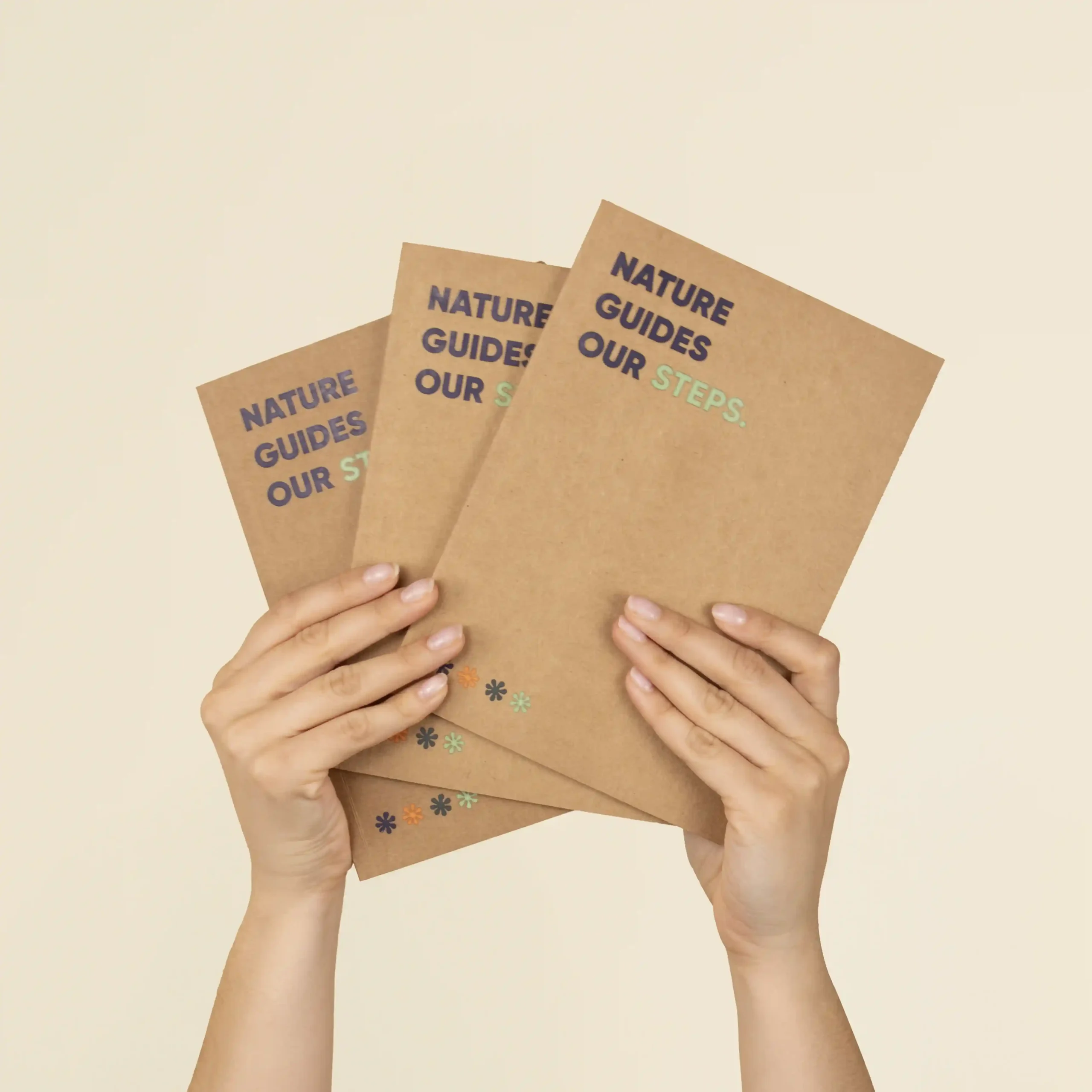 SHOKO: Cuaderno engomado con encarte plantable y portada kraft