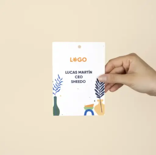 SEED PAPER: A6 Badge. 10,5×14,8 cm.