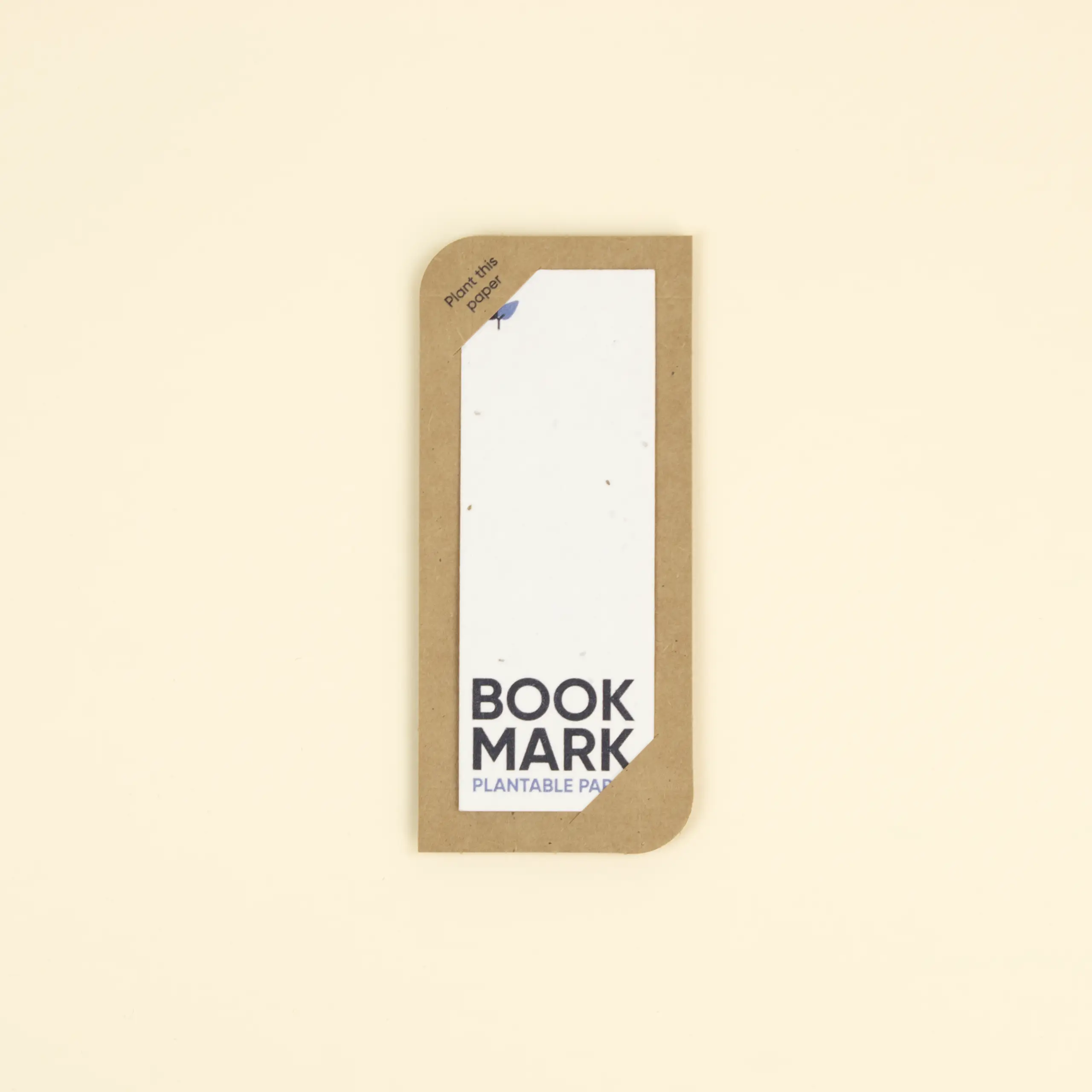 [001101] Support kraft marque-page. 7,3×16,5 cm.