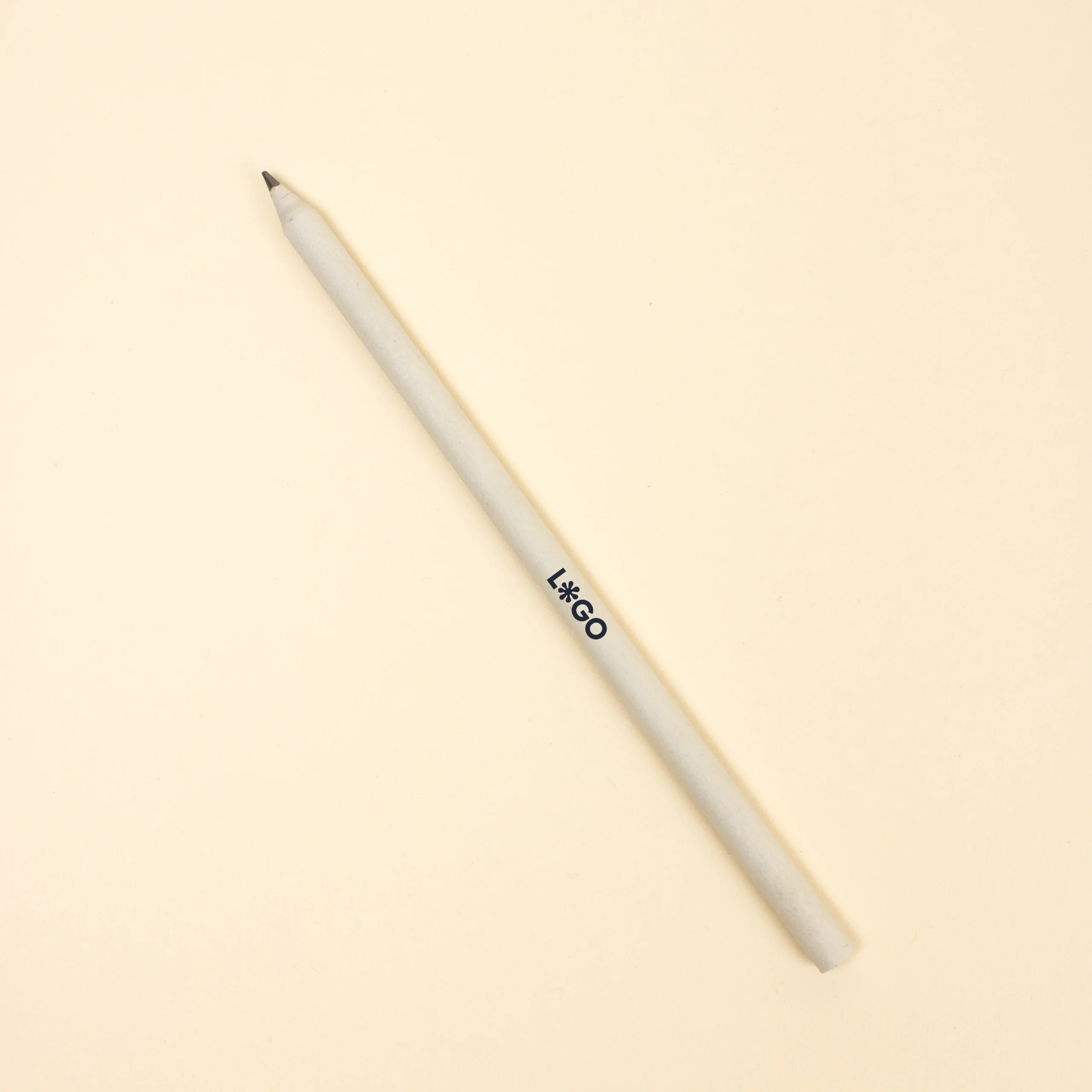 [006009] ALBAR: Recycled newspaper pencil. One-colour printing